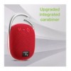 Mini Altoparlante Wireless BT V5.3 Speaker Luce LED Vivavoce TF USB Rosso ICASBL321RE