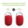 Mini Altoparlante Wireless BT V5.3 Speaker Luce LED Vivavoce TF USB Rosso ICASBL321RE