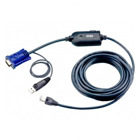 Adattatore KVM VGA 1 porta USB con cavo 5m