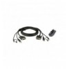 Kit cavo KVM di sicurezza USB DVI-D Dual Link da 1