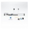 Switch KVM LCD a due binari Multi-Interface Cat5 a 8 porte 17'', KL1508AM-AXA-XG 