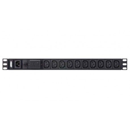 Multipresa Rack PDU 1U 18 porte IEC-C13 Protezione Sovratensione I-CASE PE-0118SG