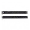 Multipresa Rack PDU 1U 17p IEC-C13 1p C19 Protezione Sovratensione I-CASE PE-0218SG