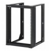 Armadio a Muro 19'' Open Frame 2 Montanti Flat Pack 12U I-CASE OFSW-1250FPBK