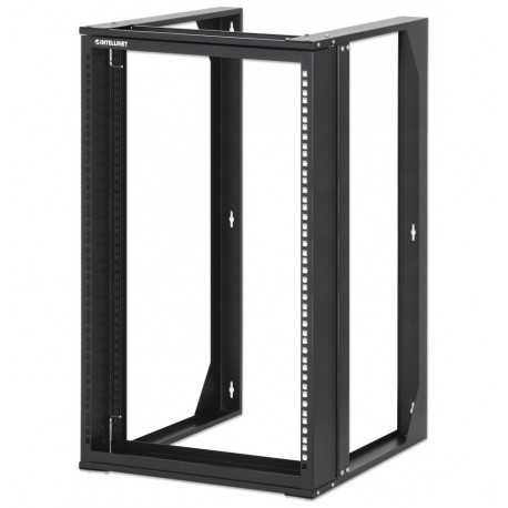 Armadio a Muro 19'' Open Frame 2 Montanti Flat Pack 15U I-CASE OFSW-1550FPBK