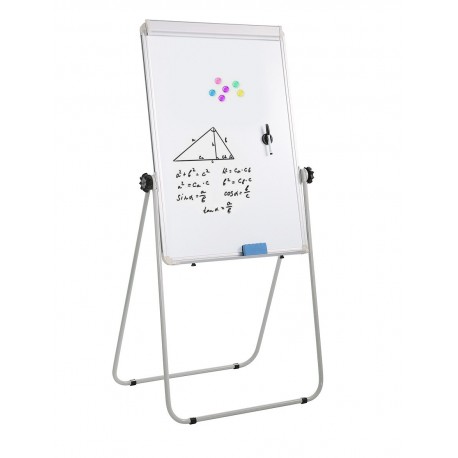 Lavagna Magnetica Bifacciale Flipchart Portatile 70x100 cm con Supporto ICA-FP 6670