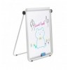 Lavagna Magnetica Bifacciale Flipchart Portatile 70x100 cm con Supporto