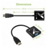 Cavo Convertitore Adattatore da HDMI™ a VGA 1920x1200 a 60Hz