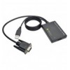 Adattatore Convertitore VGA a HDMI con Supporto Audio via USB IDATA HDMI-VGA3