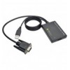 Adattatore Convertitore VGA a HDMI con Supporto Audio via USB