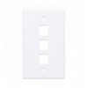 Placca Porta Frutti 3 Posti Mod.503 Bianco