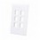 Placca Porta Frutti 6 Posti Mod.503 Bianco