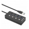 Hub USB 3.0 4 porte Type-A con Interruttori per Singola Porta IUSB32-HUB4AI