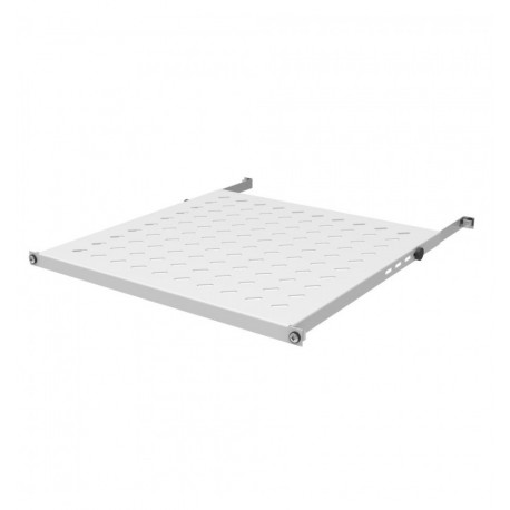 Mensola per Rack 19'' 350-450 mm 0.5U Grigio 4 Punti I-CASE TRAY-0545G