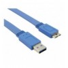 Cavo USB 3.0 Superspeed A maschio/MIC B maschio 0,5 m FLAT