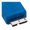 Cavo USB 3.0 Superspeed A maschio/MIC B maschio 0,5 m FLAT