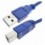 Cavo USB 3.2 Superspeed A maschio/B maschio 0,5 m blu