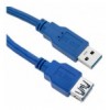 Cavo Prolunga USB 3.0 Superspeed A maschio/A femmina 2m Blu 