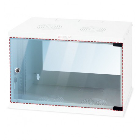 Vetro di Ricambio per Armadio Rack 19'' a Muro 6U I-CASE GLASS-06EL