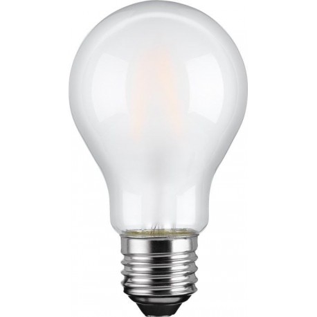 Lampadina LED E27 Bianco Caldo Satinato 7W con filamento Classe E I-LED-E27-62WF