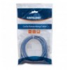 Cavo di rete Patch in Rame Cat. 5e Blu UTP Blu 1 m