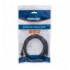 Cavo di rete Patch in Rame Cat. 5e Nero UTP 2 m