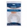 Cavo di rete Patch in Rame Cat. 6 Bianco UTP 5 m