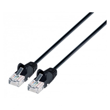 Cavo patch di rete Cat6 UTP Slim 5 m Nero ICOC U6-SLIM-050BK
