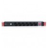 Multipresa 6 Posti da Rack 19'' con Interruttore 2xUSB Spina Italiana 1U I-CASE STRIP-62U