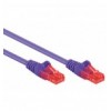 Cavo di rete Patch CCA Cat. 6 Viola UTP 1,5 m ICOC CCA6U-015-VLG