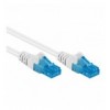 Cavo di rete Patch in Rame Cat. 6A Bianco U/UTP 0.5 m ICOC U6AG-005-WHG