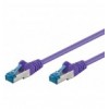 Cavo di Rete Patch in Rame Cat. 6A S/FTP LSZH 1 m Viola ICOC LS6A-010-VLG