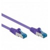 Cavo di Rete Patch in Rame Cat. 6A S/FTP LSZH 1 m Viola ICOC LS6A-010-VLG