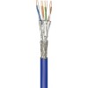 Bobina S/FTP Cavo Cat.7A+ Rame 500m Rigido PIMF B2ca Blu