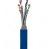 Bobina S/FTP Cavo Cat.7A+ Rame 500m Rigido PIMF B2ca Blu