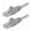 Cavo di rete Patch in Rame Cat. 6A Grigio UTP 0,5 m
