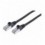 Cavo di rete Patch in rame Cat. 6A Nero SFTP 1 m