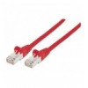 Cavo di rete Patch in rame Cat. 6A Rosso SFTP 10 m ICOC LS6A-100-RE