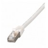 Cavo Patch RJ45 di Prolunga CAT 6A S/FTP AWG26 1m Bianco