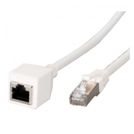 Cavo Patch RJ45 di Prolunga CAT 6A S/FTP AWG26 10m Bianco ICOC F6A-100-EXT