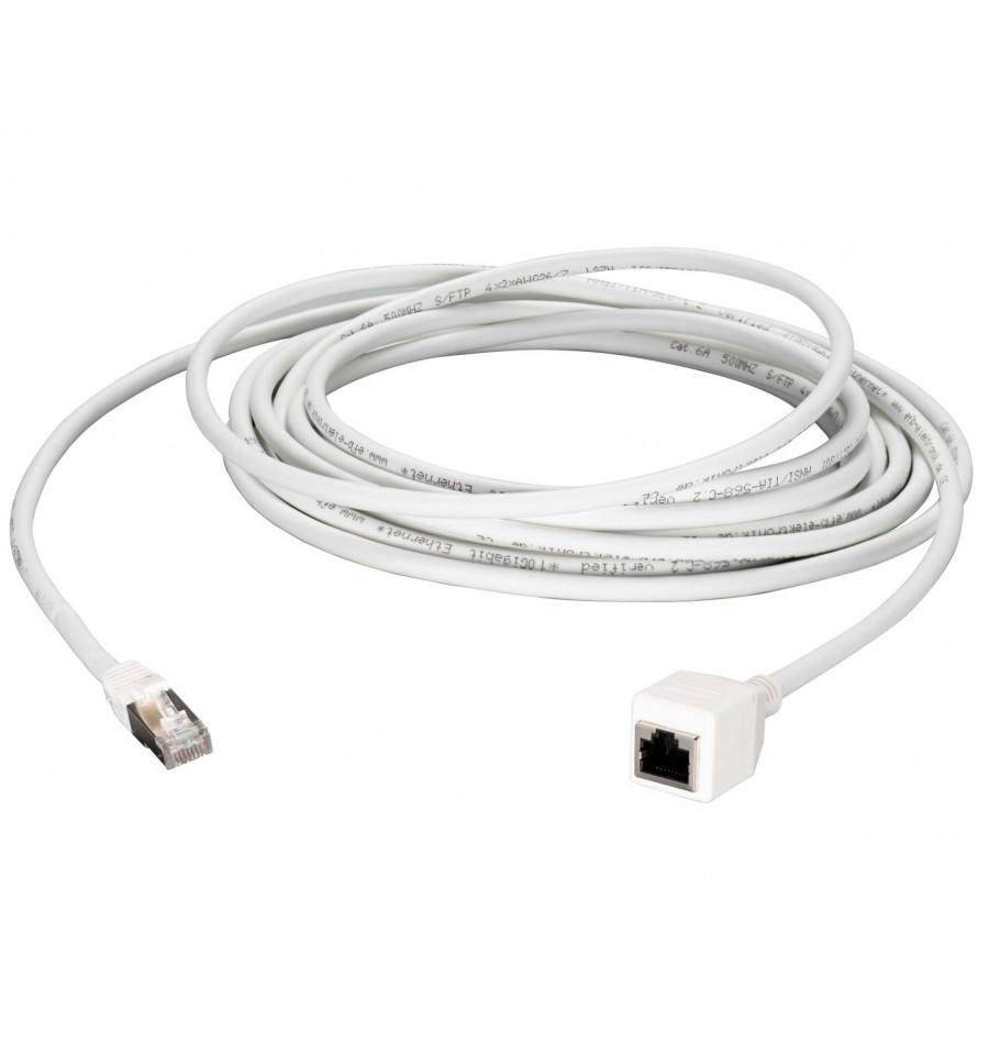 Cavo Patch RJ45 di Prolunga CAT 6A S/FTP AWG26 10m Bianco ICOC F6A-100-EXT  Oem