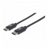 Cavo USB-C™ Maschio/Maschio USB 2.0 1m Nero ICOC MUSB20-CMCM10