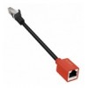 Adattatore RJ45 Cat.6A Classe EA Break Away Protezione Antistrappo 20cm