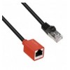 Adattatore RJ45 Cat.6A Classe EA Break Away Protezione Antistrappo 20cm