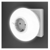 Luce Notturna a 3 LED Plug-In con Sensore Crepuscolare Bianco Freddo ICLLE09