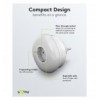 Luce Notturna a 3 LED Plug-In con Sensore Crepuscolare Bianco Freddo