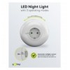 Luce Notturna a 3 LED Plug-In con Sensore Crepuscolare Bianco Freddo