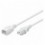 Cavo prolunga VDE C13 F a C14 M 1m Bianco