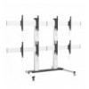 Supporto a Pavimento per 4 TV LCD/LED 32-55'' per Video Wall