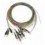 Set 12 Pigtail Fibra Ottica Multimodale OM4 ST 50/125 2 m